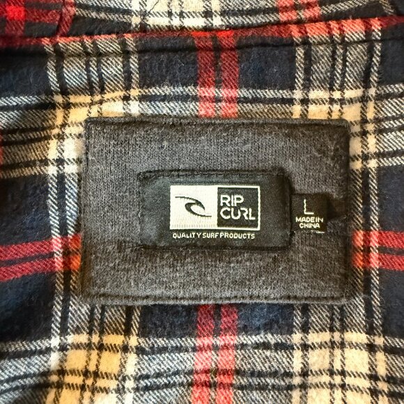 Rip Curl Men's Jacket - Fleexe with Hood & Flannel Lining - Picture 3 of 13